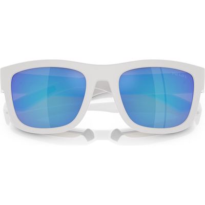 PRADA SPORT 56mm Pillow Sunglasses in Natural White