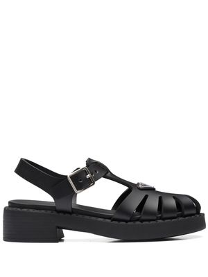 Prada Sporty foam rubber sandals - Black