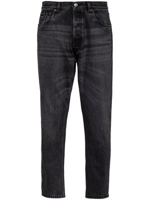 Prada straight-leg cotton jeans - Black