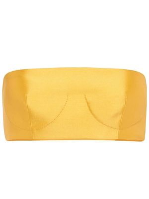 Prada strapless bra top - Yellow