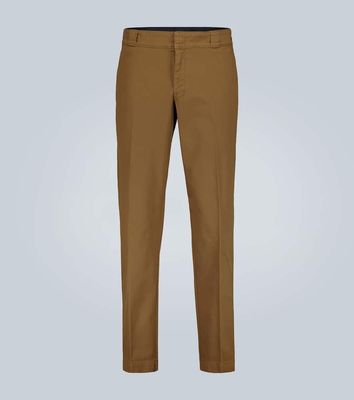 Prada Stretch-cotton pants with logo