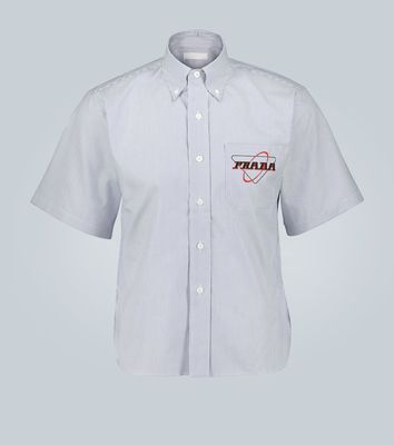 Prada Striped print shirt with logo
