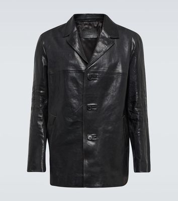 Prada Tailored leather jacket