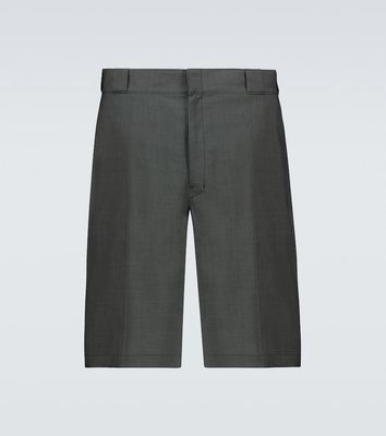 Prada Tailored wool poplin bermuda shorts