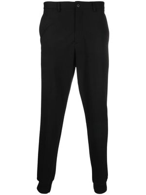 Prada tapered cotton trousers - Black