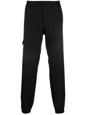 PRADA tapered-leg virgin wool trousers - Black