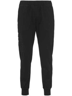 Prada technical fleece track pants - Black