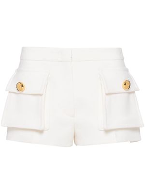 Prada wool tailored shorts - White
