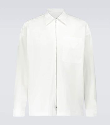 Prada Zipped cotton shirt