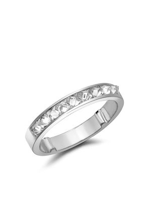 Pragnell 18kt white gold RockChic diamond half-eternity ring - Silver