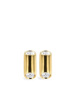 Pragnell 18kt yellow gold Mini Eclipse diamond stud earrings