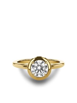Pragnell 18kt yellow gold Skimming diamond ring