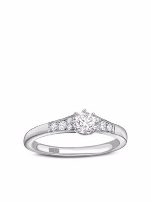 Pragnell platinum Antrobus diamond ring - Silver
