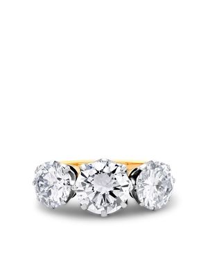 Pragnell Vintage 18kt yellow gold diamond ring