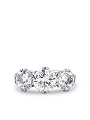 Pragnell Vintage 1901-1910 18kt white gold diamond ring - Silver