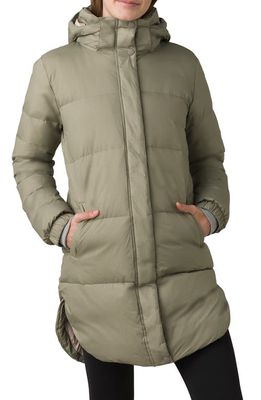 prAna Emerald Valley Water Resistant 650 Fill Power Down Jacket in Sage