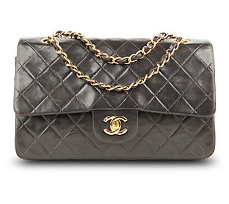 Pre-Owned Chanel Classic Small Double Flap GHW Lambskin Medium