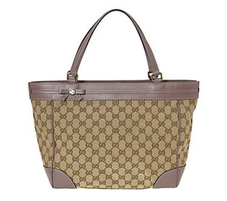 Pre-Owned Gucci Beige GG Canvas Mayfair Handbag