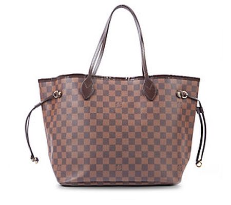 Pre-Owned Louis Vuitton Neverfull Damier Ebene MM Brown