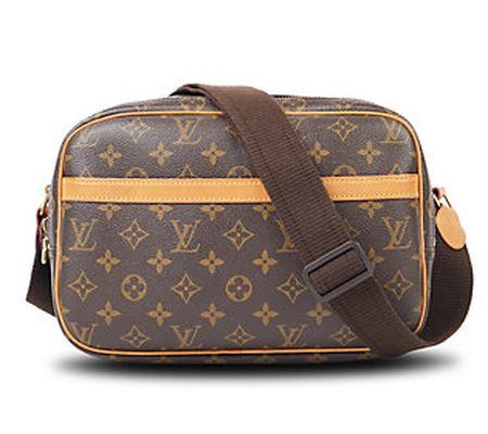 Pre-Owned Louis Vuitton Reporter PM Monogram PM Brown