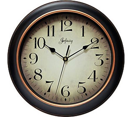 Precedent 12" Round Wall Clock by Infinity