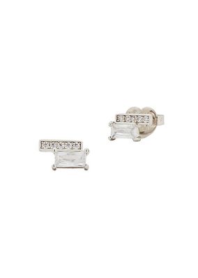 Precious Delight Gold-Plated & Crystal Stud Earrings