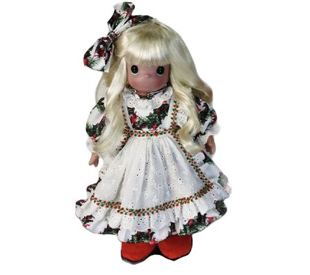 Precious Moments 2023 Annual Holly Dolly Girl D ll w/ Stocking