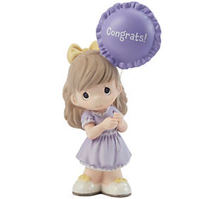 Precious Moments' Girl w/ Balloon Congratulatio ns Figurine