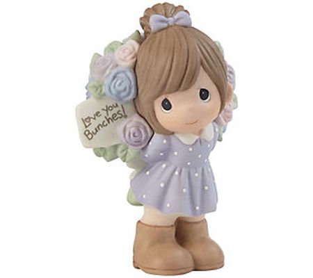 Precious Moments' Girl with Flowers Behind Back Figurine