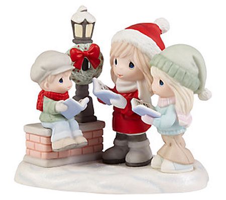 Precious Moments Limited Edition Family Carolin g Figurine