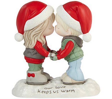 Precious Moments 'Our Love Keeps Us Warm' Figur ine