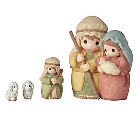 Precious Moments St/4 Nesting Holy Family Nativ ity Figurine