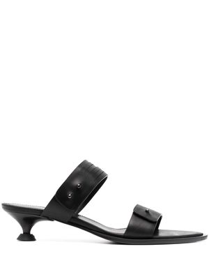 Premiata 40mm calf-leather sandals - Black