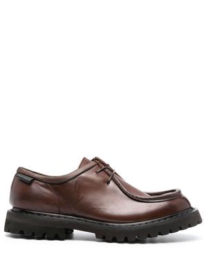 Premiata 40mm leather derby shoes - Brown