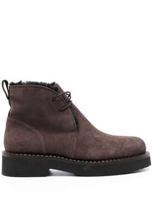 Premiata 40mm suede Chelsea boots - Brown