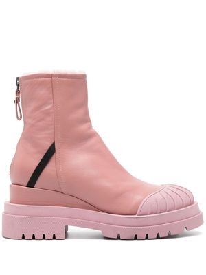 Premiata 70mm leather ankle boots - Pink