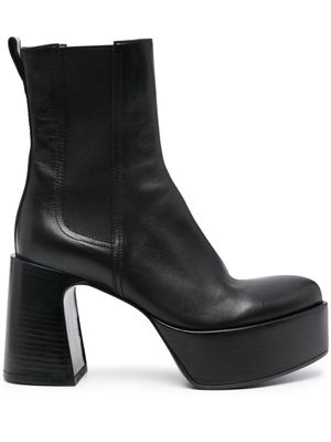 Premiata 95mm leather ankle boots - Black