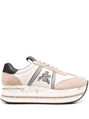 Premiata Andyd 6500 logo-patch sneakers - Neutrals