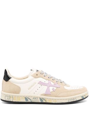 Premiata Clay leather sneakers - Neutrals