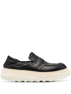 Premiata leather loafer shoes - Black