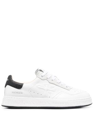 Premiata low-top lace-up sneakers - White