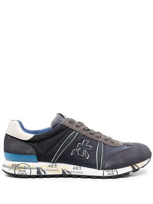 Premiata Lucy panelled low-top sneakers - Blue