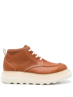 Premiata Nodik leather boots - Brown