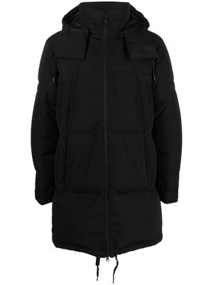 Premiata padded zip-up hooded jacket - Black