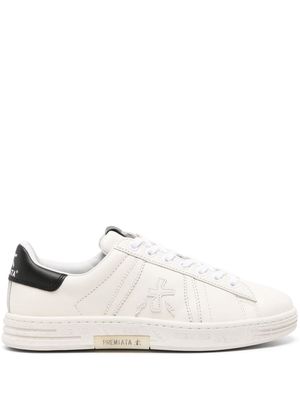 Premiata Russell 6066 logo-patch sneakers - Neutrals