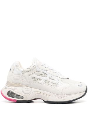 Premiata Sharky-D mesh lace-up sneakers - White