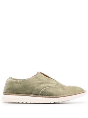 Premiata slip-on suede loafers - Green