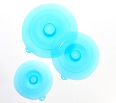 Prepology 3-Piece Silicone Suction Lids