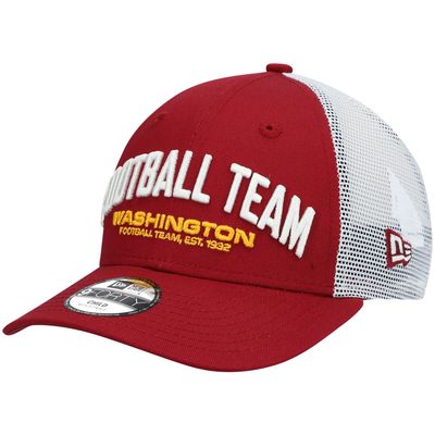 Preschool New Era Burgundy/White Washington Football Team Team Title 9FORTY Snapback Hat