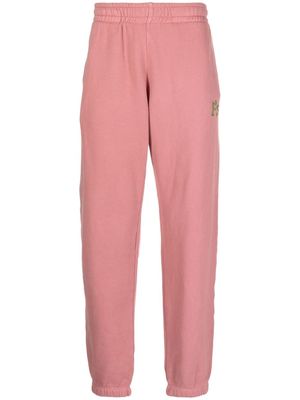 PRESIDENT'S embroidered logo track pants - Pink